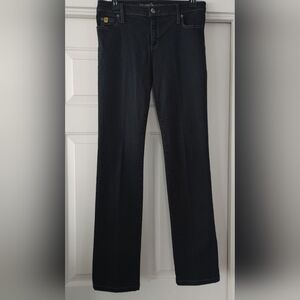 Women's Second Yoga Dark Wash Straight Leg Jeans | Size 28